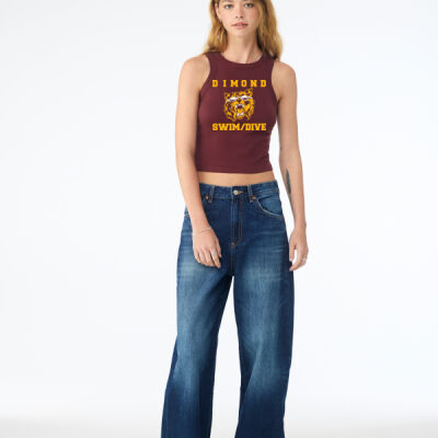 Women’s Micro Rib Racer Tank Thumbnail