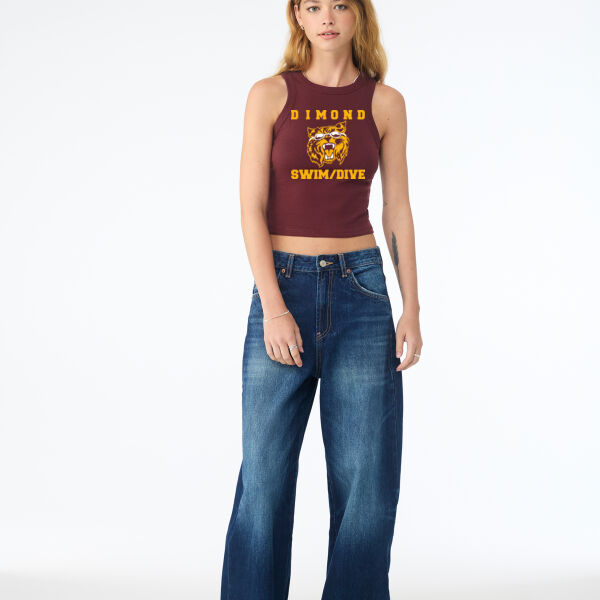 Women’s Micro Rib Racer Tank Thumbnail