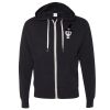 Unisex Heathered French Terry Full-Zip Hooded Sweatshirt Thumbnail