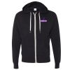 Unisex Heathered French Terry Full-Zip Hooded Sweatshirt Thumbnail