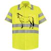 Men's High Visibility Safety Short Sleeve Work Shirt Thumbnail