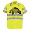 Men's High Visibility Safety Short Sleeve Work Shirt Thumbnail