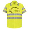 Men's High Visibility Safety Short Sleeve Work Shirt Thumbnail