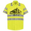 Men's High Visibility Safety Short Sleeve Work Shirt Thumbnail