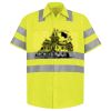 Men's High Visibility Safety Short Sleeve Work Shirt Thumbnail