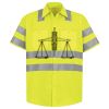 Men's High Visibility Safety Short Sleeve Work Shirt Thumbnail