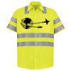 Men's High Visibility Safety Short Sleeve Work Shirt Thumbnail