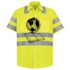 Men's High Visibility Safety Short Sleeve Work Shirt Thumbnail