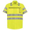 Men's High Visibility Safety Short Sleeve Work Shirt Thumbnail