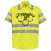 Men's High Visibility Safety Short Sleeve Work Shirt Thumbnail