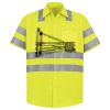 Men's High Visibility Safety Short Sleeve Work Shirt Thumbnail