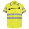 Men's High Visibility Safety Short Sleeve Work Shirt Thumbnail
