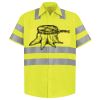 Men's High Visibility Safety Short Sleeve Work Shirt Thumbnail