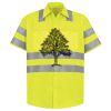 Men's High Visibility Safety Short Sleeve Work Shirt Thumbnail