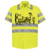 Men's High Visibility Safety Short Sleeve Work Shirt Thumbnail