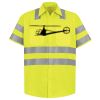 Men's High Visibility Safety Short Sleeve Work Shirt Thumbnail