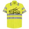 Men's High Visibility Safety Short Sleeve Work Shirt Thumbnail