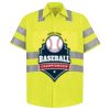 Men's High Visibility Safety Short Sleeve Work Shirt Thumbnail