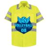 Men's High Visibility Safety Short Sleeve Work Shirt Thumbnail