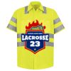 Men's High Visibility Safety Short Sleeve Work Shirt Thumbnail