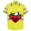 Men's High Visibility Safety Short Sleeve Work Shirt Thumbnail