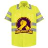 Men's High Visibility Safety Short Sleeve Work Shirt Thumbnail