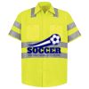 Men's High Visibility Safety Short Sleeve Work Shirt Thumbnail