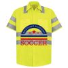 Men's High Visibility Safety Short Sleeve Work Shirt Thumbnail