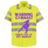 Men's High Visibility Safety Short Sleeve Work Shirt Thumbnail