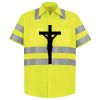 Men's High Visibility Safety Short Sleeve Work Shirt Thumbnail