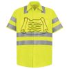 Men's High Visibility Safety Short Sleeve Work Shirt Thumbnail