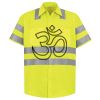 Men's High Visibility Safety Short Sleeve Work Shirt Thumbnail
