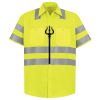 Men's High Visibility Safety Short Sleeve Work Shirt Thumbnail