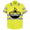 Men's High Visibility Safety Short Sleeve Work Shirt Thumbnail