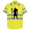 Men's High Visibility Safety Short Sleeve Work Shirt Thumbnail