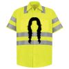 Men's High Visibility Safety Short Sleeve Work Shirt Thumbnail