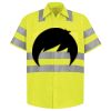 Men's High Visibility Safety Short Sleeve Work Shirt Thumbnail