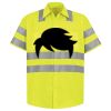 Men's High Visibility Safety Short Sleeve Work Shirt Thumbnail