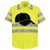 Men's High Visibility Safety Short Sleeve Work Shirt Thumbnail