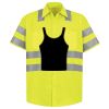 Men's High Visibility Safety Short Sleeve Work Shirt Thumbnail
