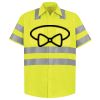 Men's High Visibility Safety Short Sleeve Work Shirt Thumbnail