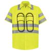 Men's High Visibility Safety Short Sleeve Work Shirt Thumbnail