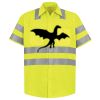 Men's High Visibility Safety Short Sleeve Work Shirt Thumbnail