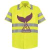 Men's High Visibility Safety Short Sleeve Work Shirt Thumbnail