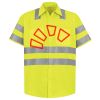 Men's High Visibility Safety Short Sleeve Work Shirt Thumbnail