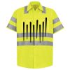 Men's High Visibility Safety Short Sleeve Work Shirt Thumbnail