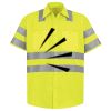 Men's High Visibility Safety Short Sleeve Work Shirt Thumbnail
