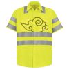 Men's High Visibility Safety Short Sleeve Work Shirt Thumbnail