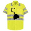 Men's High Visibility Safety Short Sleeve Work Shirt Thumbnail