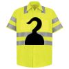 Men's High Visibility Safety Short Sleeve Work Shirt Thumbnail